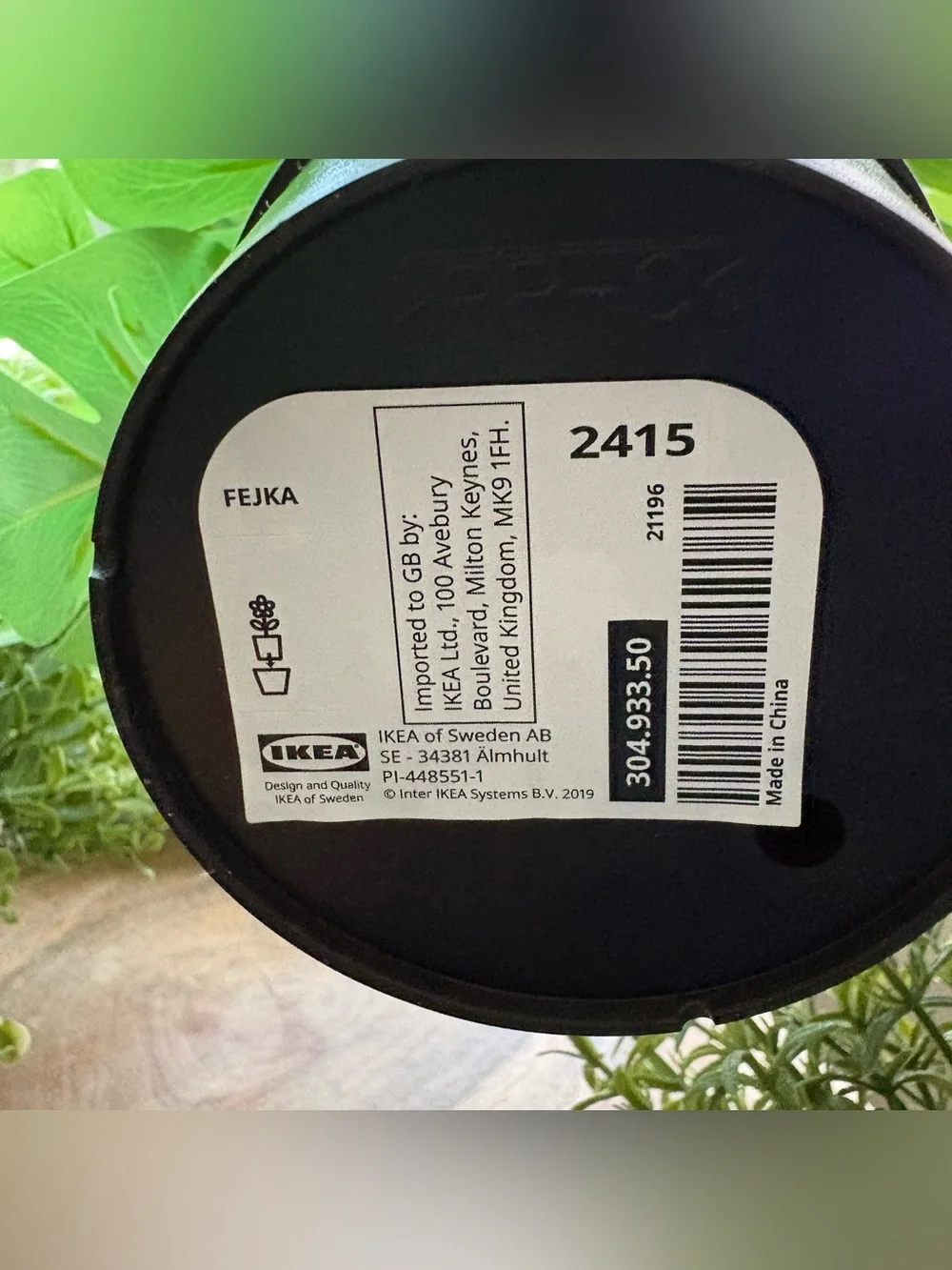 3 IKEA Artificial Plants Bundle FEJKA